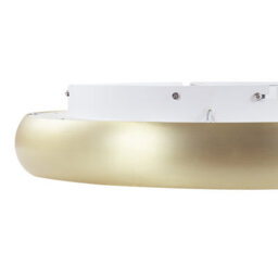 Beliani Aurora Gold Matte Round Ceiling Lamp With Integrated Led, 45Cm Diameter, Warm White - thumbnail 5
