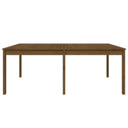 Berkfield Garden Table Honey Brown 203.5X100X76 Cm Solid Wood Pine - thumbnail 5