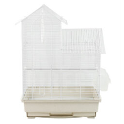 Kct Santiago Small Exotic Portable Bird Cage - White - thumbnail 4