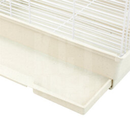 Kct Santiago Small Exotic Portable Bird Cage - White - thumbnail 3