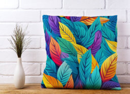 Warren Reed Designer Cat On A Beach Holiday Cushions 45Cm X 45Cm - thumbnail 2