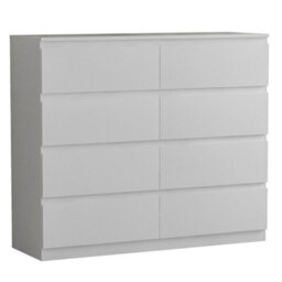 Lassic Vida Designs Denver White 8 Drawer Chest (H)955mm (W)1200mm (D)400mm - thumbnail 7