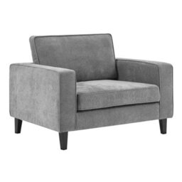 Furniture in Fashion Soho Fabric 1 Seater Sofa In Grey - thumbnail 3