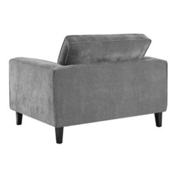 Furniture in Fashion Soho Fabric 1 Seater Sofa In Grey - thumbnail 5