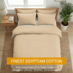 Pamposh 400 Thread Count Egyptian Cotton King Size Duvet Cover Set Premium Cotton Luxury Bedding Set With Zipper Closure - thumbnail 9