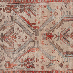 Loomed Neutral Terracotta Beige Vintage Distressed Washable Long Runner Rug 60Cm X 240Cm - thumbnail 5