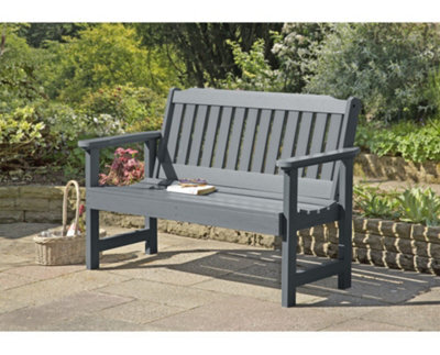Garden Store Direct Wonder-Wood Faux Wood Seat Garden Bench By
