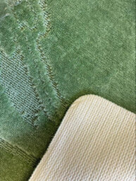 Dolphin Anti-Slip Bath Mat And Pedestal Mat 2 Piece Set - Sage - thumbnail 3