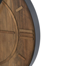 Beliani Wall Clock Saulges 60 Cm Brown - thumbnail 5