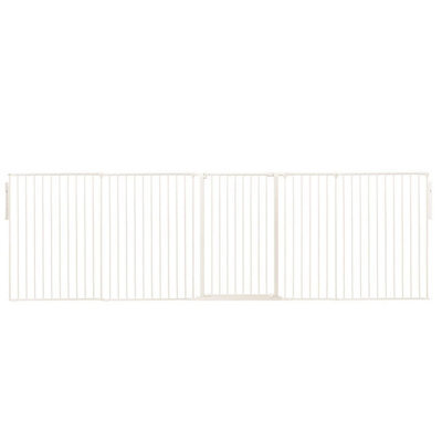 Safetots Premium Extra Tall Room Divider, Up To 344Cm Wide, White, 105Cm Tall, Multi Panel Barrier For Baby And Toddler - image 1