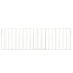 Safetots Premium Extra Tall Room Divider, Up To 344Cm Wide, White, 105Cm Tall, Multi Panel Barrier For Baby And Toddler - thumbnail 1