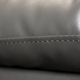 Furnishings For Less UK Minnesota Grey Leather Reclining Corner Sofa 5 Seater Manual Recliner Comfortable Padded Arms - thumbnail 5