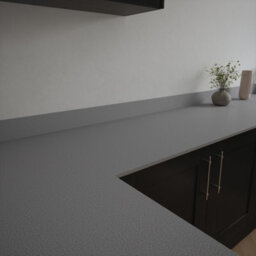 Carysil Metis - Light Grey 15mm Solid Surface Kitchen Upstand 3050mm X 100mm X 15mm - thumbnail 1