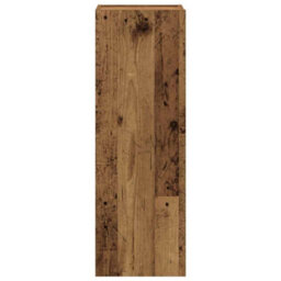 Berkfield 5 Piece Tv Cabinet Set Wall-Mounted Old Wood Engineered Wood - thumbnail 5