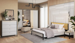 Arte Gris Hinged Door Wardrobe With Mirrors And Led Lighting (H)2150mm (W)2500mm (D)630mm - Contemporary And Spacious Bedroom Storage - thumbnail 5
