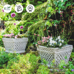 Pair Of Large Arabic Style Garden Planter - thumbnail 3