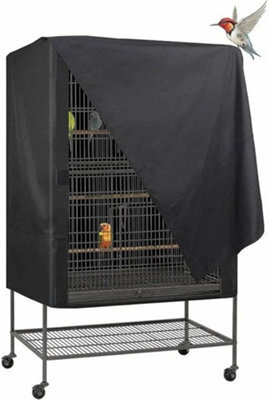 Pcs Bird Cage Cover 80 X 54 120 Cm, Washable Protective Net For Parrot Cage, Made Of 210D Oxford Fabric, Waterproof And Breathable - image 1