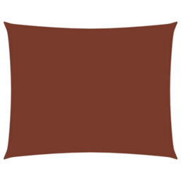 Berkfield Sunshade Sail Oxford Fabric Rectangular 2X3.5 M Terracotta