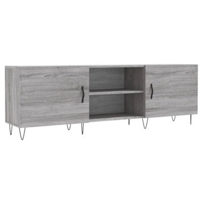 Berkfield Sturdy Tv Cabinet Grey Sonoma 150X30X50 Cm Engineered Wood - image 1