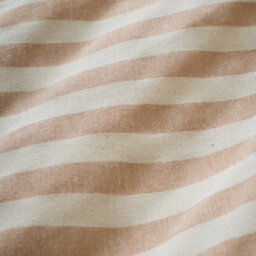 Pineapple Elephant Cotton Rich Woven Stripe Single Duvet Cover Set With Pillowcase Clay - thumbnail 4
