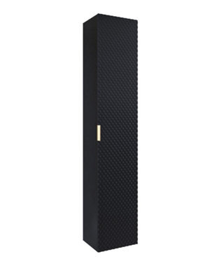 Arte Laura 17 Tall Bathroom Cabinet H1860mm W350mm D350mm - White Gloss Finish - image 1