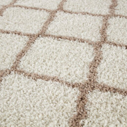 The Rugs Moroccan Shaggy Rugs And Runners Soft  High Pile Ivory And Beige Living Room Kitchen Hallway 730 - thumbnail 2