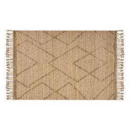 Beliani Rug Handere Beige 160 X 230 Cm Jute - thumbnail 1