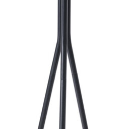Wyld And Coco Havenhome Tripod Coat Rack 176Cm - Black Steel With Fir Wood Accents, 6 Hooks - thumbnail 5