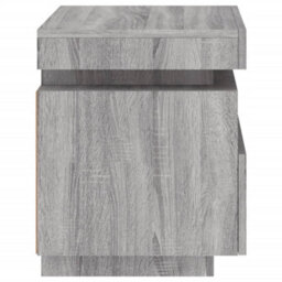 Berkfield Bedside Cabinets With Led Lights 2 Pcs Grey Sonoma 40X39X48.5 Cm - thumbnail 9