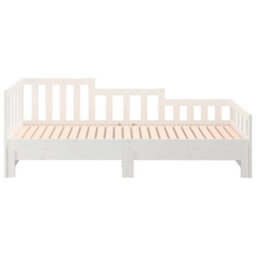 Vidaxl Pull-Out Day Bed Without Mattress White 2X(90X190) Cm - thumbnail 9