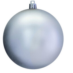 Christmas Tree World 10Cm Silver Bauble Set Shiny/matt (40 Pc) - thumbnail 6