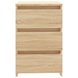 Berkfield Bed Cabinet Sonoma Oak 40X35X62.5 Cm Engineered Wood - thumbnail 3