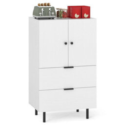 Sideboard Buffet Cabinet 2 Door Serving Cupboard With Drawers - thumbnail 5