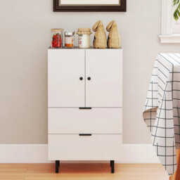 Sideboard Buffet Cabinet 2 Door Serving Cupboard With Drawers - thumbnail 4