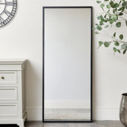 Melody Maison Large Black Rectangle Wall Mirror 60Cm X 140Cm - thumbnail 7