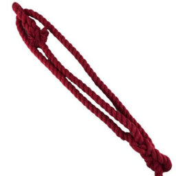 Ropeservices Uk 18mm Red Natural Cotton Plain Rope Halter X 8 Foot - thumbnail 3