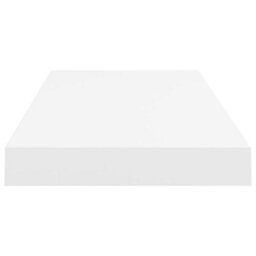Berkfield Floating Wall Shelves 2 Pcs White 60X23.5X3.8 Cm Mdf - thumbnail 5