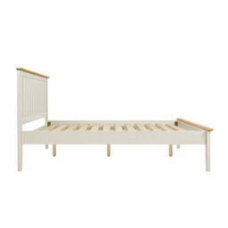 Statement Furniture Pembroke Double Bed Frame 4Ft6 With Slatted Headboard - Pebble - thumbnail 7