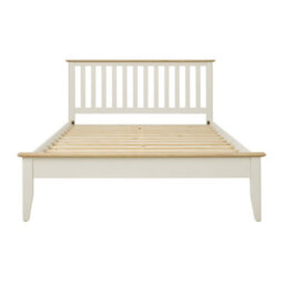 Statement Furniture Pembroke Double Bed Frame 4Ft6 With Slatted Headboard - Pebble - thumbnail 6
