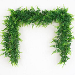 Artificial Boston Ferns, Hanging Leaves, Artificial Greenery Garland, 170Cm Long Garland For Wedding Backdrop, Arch - thumbnail 3
