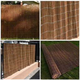 Prime Plus Natural Willow Garden Fence Screening Roll Privacy Border Sun Protection 1.8M X 4M - thumbnail 3