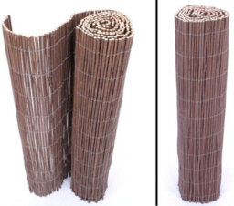 Prime Plus Natural Willow Garden Fence Screening Roll Privacy Border Sun Protection 1.8M X 4M - thumbnail 1