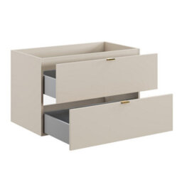 Heze Furniture Dalia Bathroom Vanity 120Cm With Countertop Basin In Cashmere & Cremona Oak - thumbnail 3