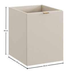 Heze Furniture Dalia Bathroom Vanity 120Cm With Countertop Basin In Cashmere & Cremona Oak - thumbnail 4
