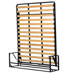 Wallbedking Murphy Bed Vertical 150Cm X 200Cm Classic Wall Bed, Fold-Down Guest Bed For Small Rooms, Apartments And Studios - thumbnail 2