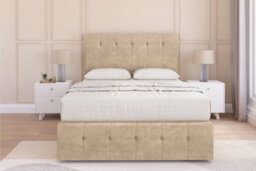 "Sloomy Cambridge Almond Coniston Divan Bed 4 Drawers-54"" Floor Standing Headboard 12"" Footboard 6' Super King" - thumbnail 1
