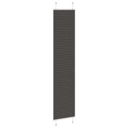 Berkfield Pleated Blind Black 40X200 Cm Fabric Width 39.4 Cm Polyester - thumbnail 4
