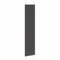 Berkfield Pleated Blind Black 40X200 Cm Fabric Width 39.4 Cm Polyester - thumbnail 3