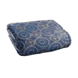 Jq Licensing Silky Comp Supersoft Blanket Navy/gold (One Size) - thumbnail 2