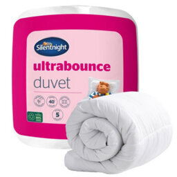 Silentnight Ultrabounce 13.5 Tog Duvet, White, King - thumbnail 2